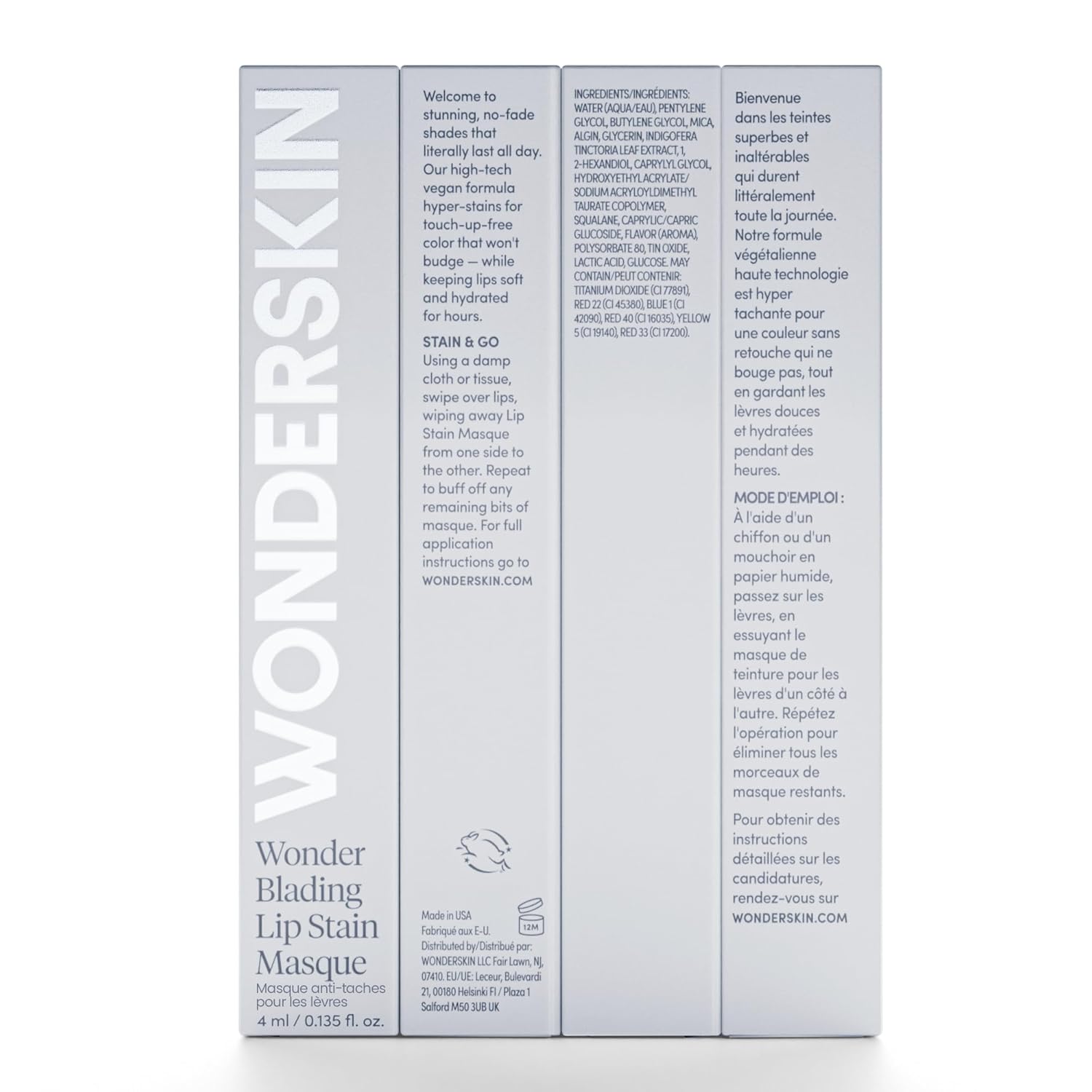 Wonderskin Wonder Blading All Day Lip Stain Peel Off Masque - Long Lasting, Waterproof and Transfer Proof Nude Lip Tint, Matte Finish Peel Off Lip Stain (Whimsical Masque) - Image 9