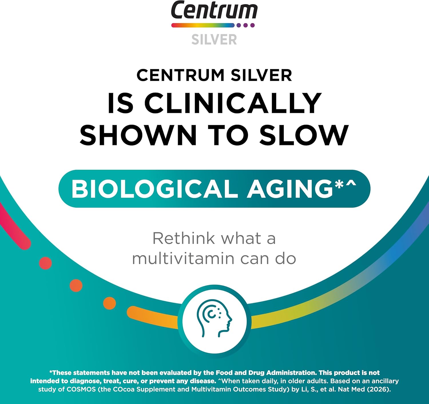 Centrum Silver Women's Multivitamin for Women 50 Plus, Multivitamin/Multimineral Supplement with Vitamin D3, B Vitamins, Non-GMO Ingredients, Supports Memory and Cognition in Older Adults - 200 Ct - Image 4