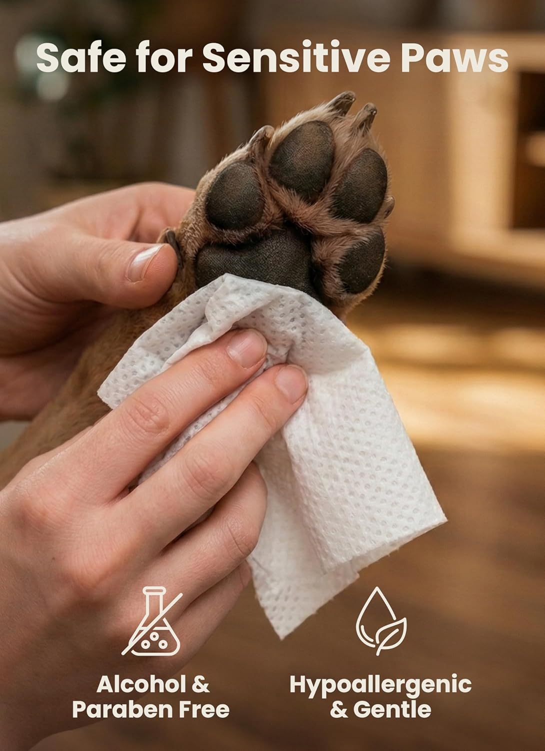 Pogi’s Dog Grooming Wipes – Hypoallergenic Pet Wipes for Paws, Body & Butt – Cleaning & Hydrating, Fragrance Free, 100 Count - Image 6