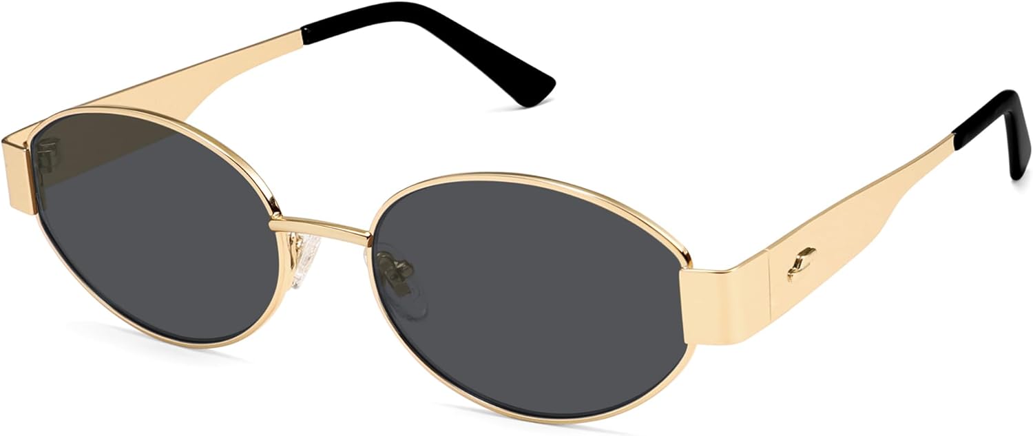 SOJOS Retro Oval Sunglasses for Women Trendy Classic Shades UV400 Protection SJ1256 SOJOS Retro Oval Sunglasses for Women Trendy Classic Shades UV400 Protection SJ1256