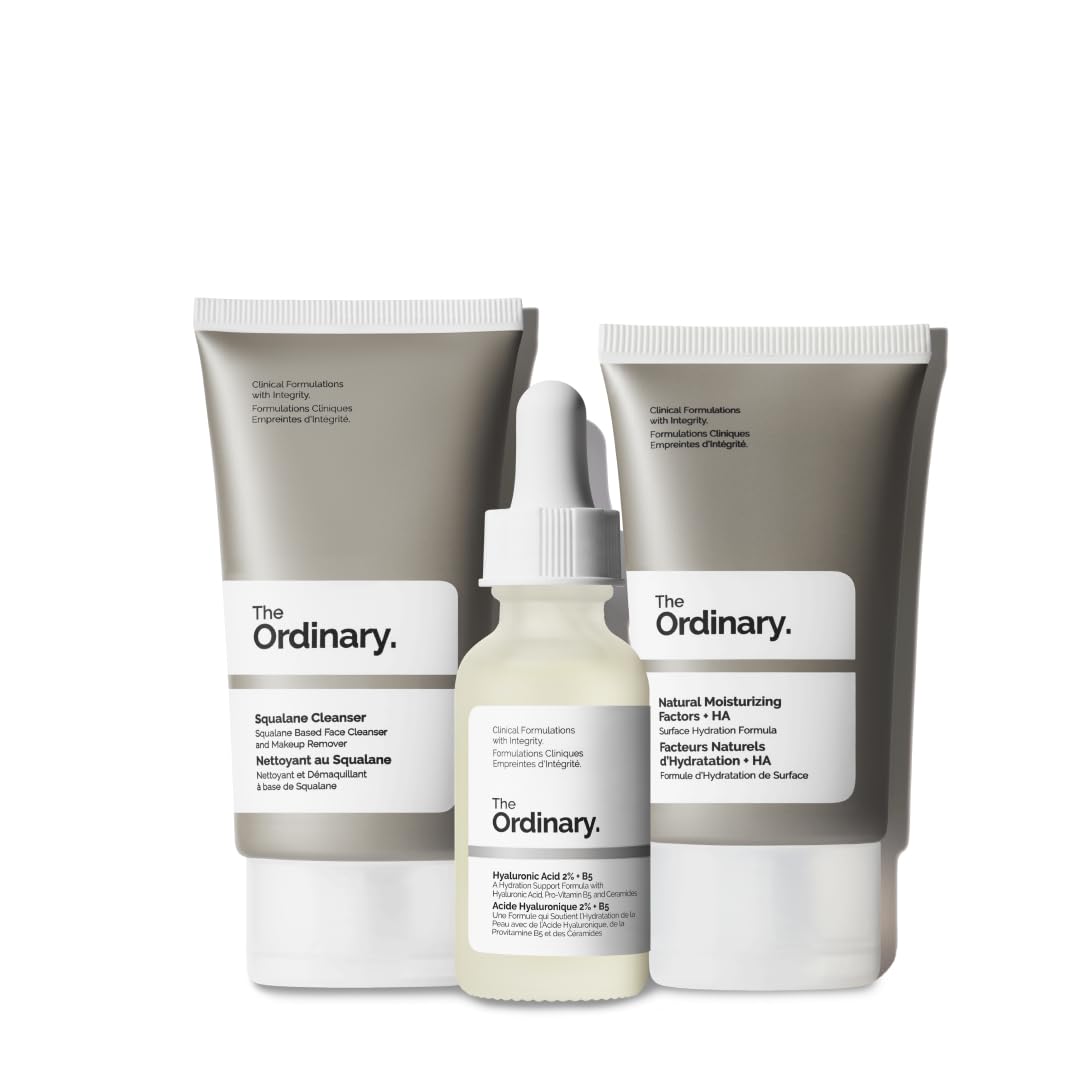 The Ordinary The Daily Set, Daily Skincare Routine with Squalane Cleanser, Hyaluronic Acid 2% + B5, and Natural Moisturizing Factors + HA | Skin Care Set - Image 2