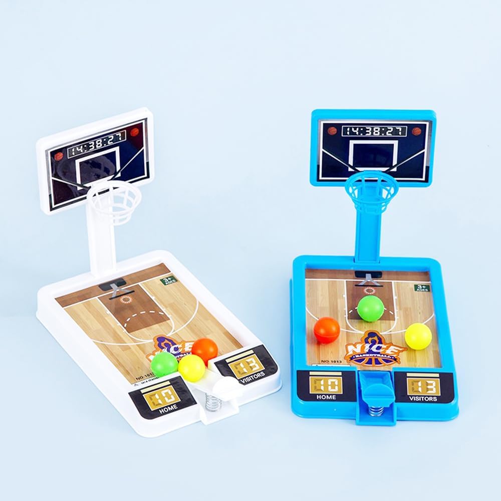 2 Pack Basketball Game Toys, Tabletop Basketball Shooting Game for Kids and Adults, Desk Games for Office for Adult to Reduce Stress, Basketball Party Favors Classroom Prizes for Boys Girls - Image 4