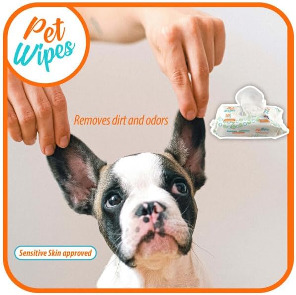 Txakur pet Wipes for Dogs and Cats Hypoallergenic Natural Products for Cleansing from Nose to Tail 100 Count 8x7in Wipes Perfect for Grooming and Cleaning Made in the USA Fragance-Free - Image 6