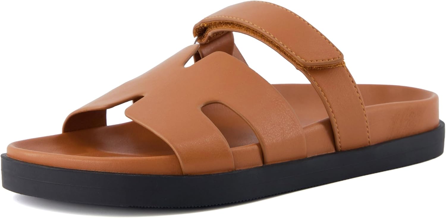 CUSHIONAIRE Estate Womens Sandals with Cut-Out Band & Adjustable Strap with Memory Foam, Summer Sandals for Women - Image 9