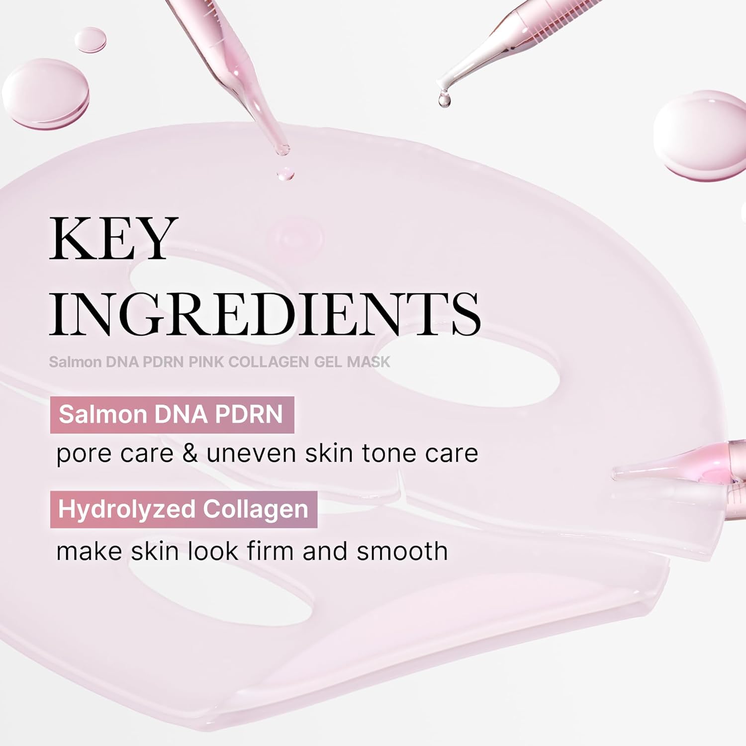 medicube Jelly Gel Mask with Salmon DNA PDRN Pink Collagen | Overnight Face Mask for Glass Glow Skin | Elasticity, Hydrating, Firming and Moisturizing | Korean Skincare, 28g x 4ea - Image 6