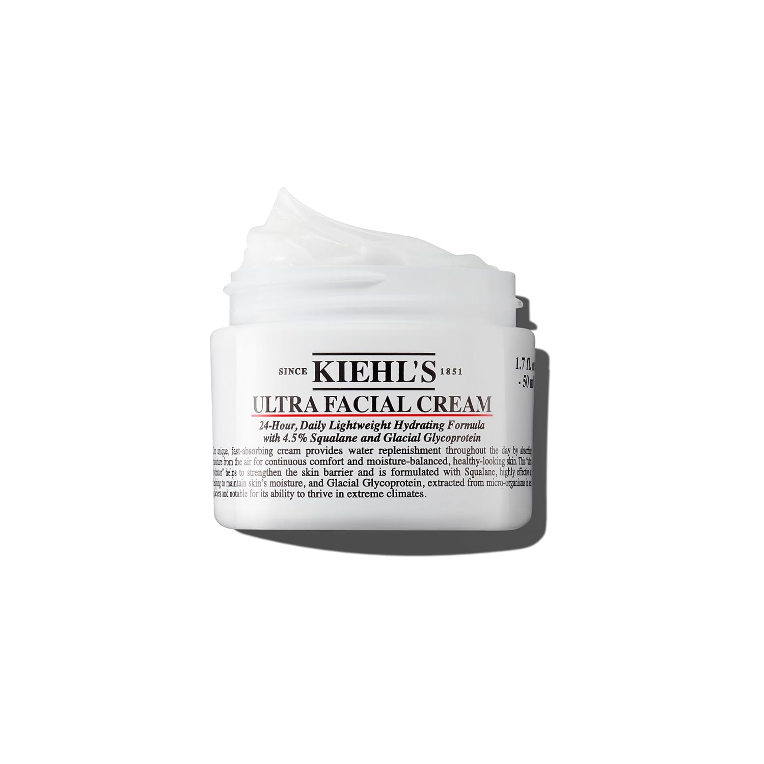 Kiehl’s Ultra Facial Cream, with 4.5% Squalane to Strengthen Skin’s Moisture Barrier, Skin Feels Softer and Smoother, Long-Lasting Hydration, Easy and Fast-Absorbing, Suitable for All Skin Types Kiehl’s Ultra Facial Cream, with 4.5% Squalane to Strengthen Skin’s Moisture Barrier, Skin Feels Softer and Smoother, Long-Lasting Hydration, Easy and Fast-Absorbing, Suitable for All Skin Types