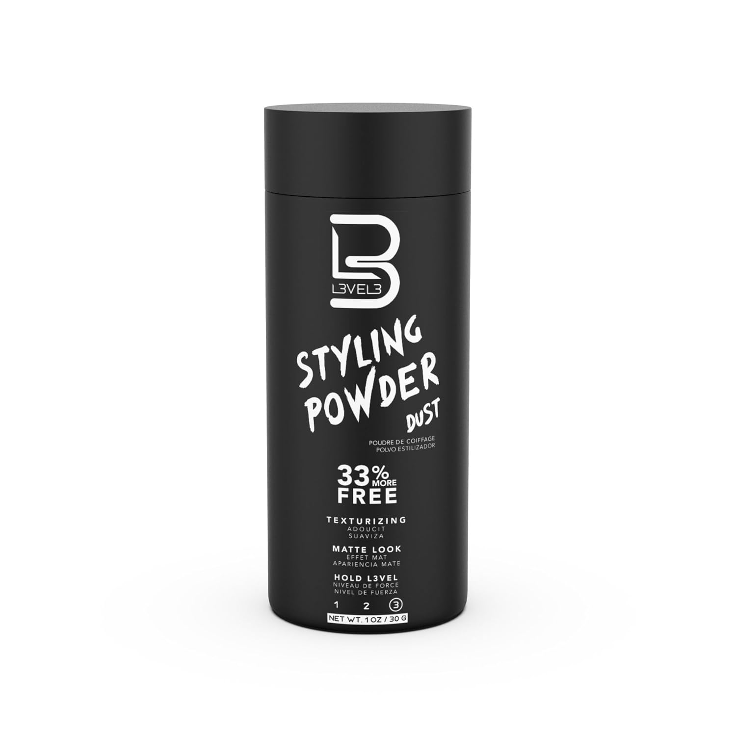 L3 Level 3 Styling Powder - Natural Look Mens Powder - Easy to Apply with No Oil or Greasy Residue (Small - 30 Grams) - Image 9