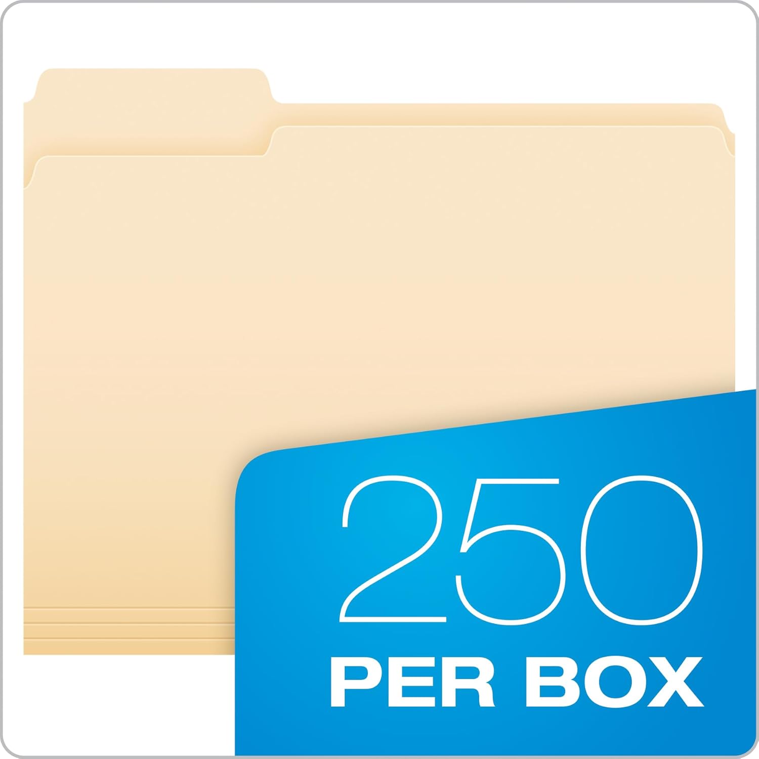 Pendaflex File Folders, 250 Bulk Pack, Durable Manila Folders, Letter Size (8.5" x 11"), 3 Tabs for Easy Labeling, Everyday Filing Essential for Offices, Classrooms & Home Document Organization - Image 5