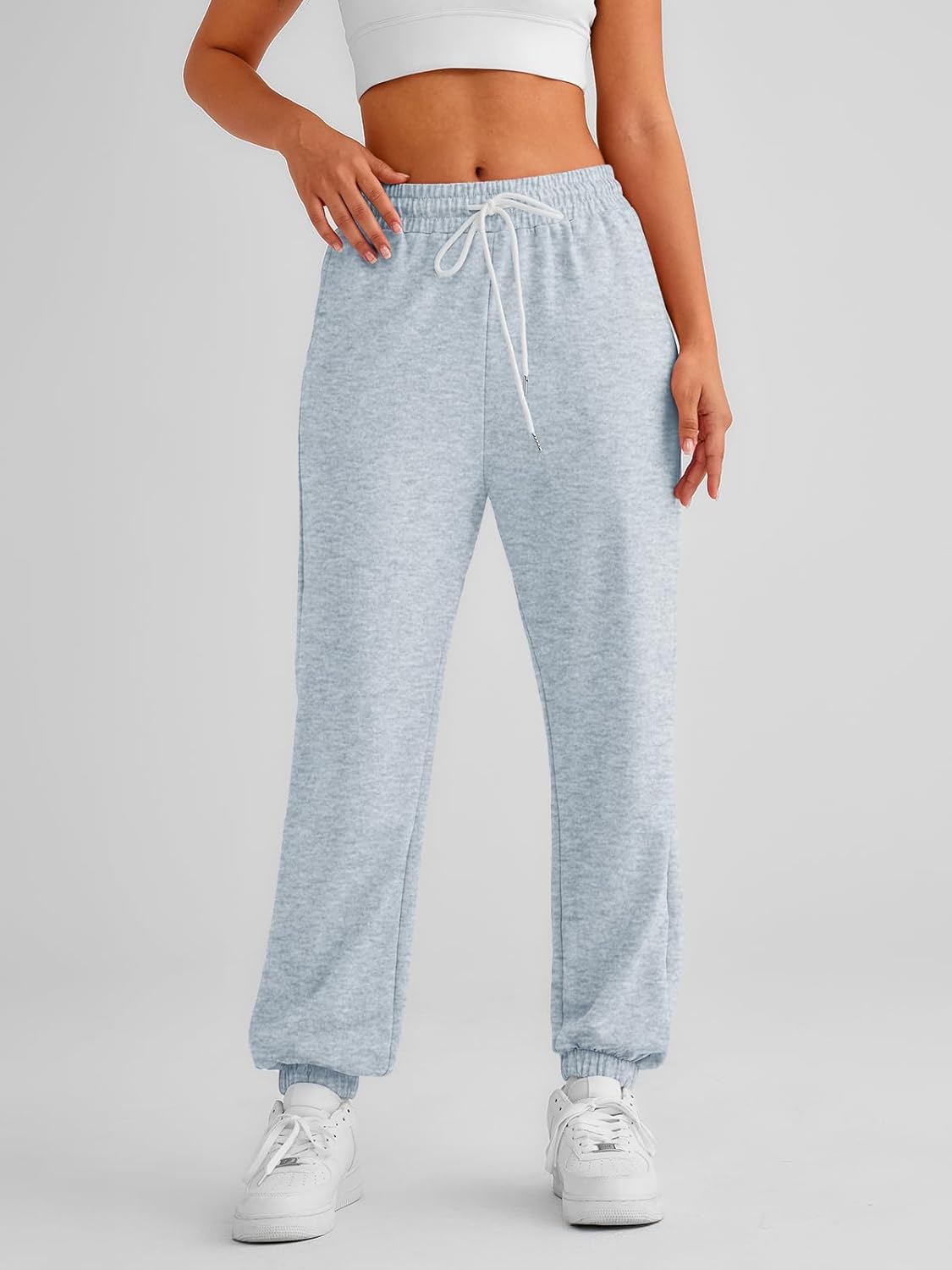 AUTOMET Women's Cinch Bottom Sweatpants Athletic Joggers Lounge Pants with Pockets - Image 3