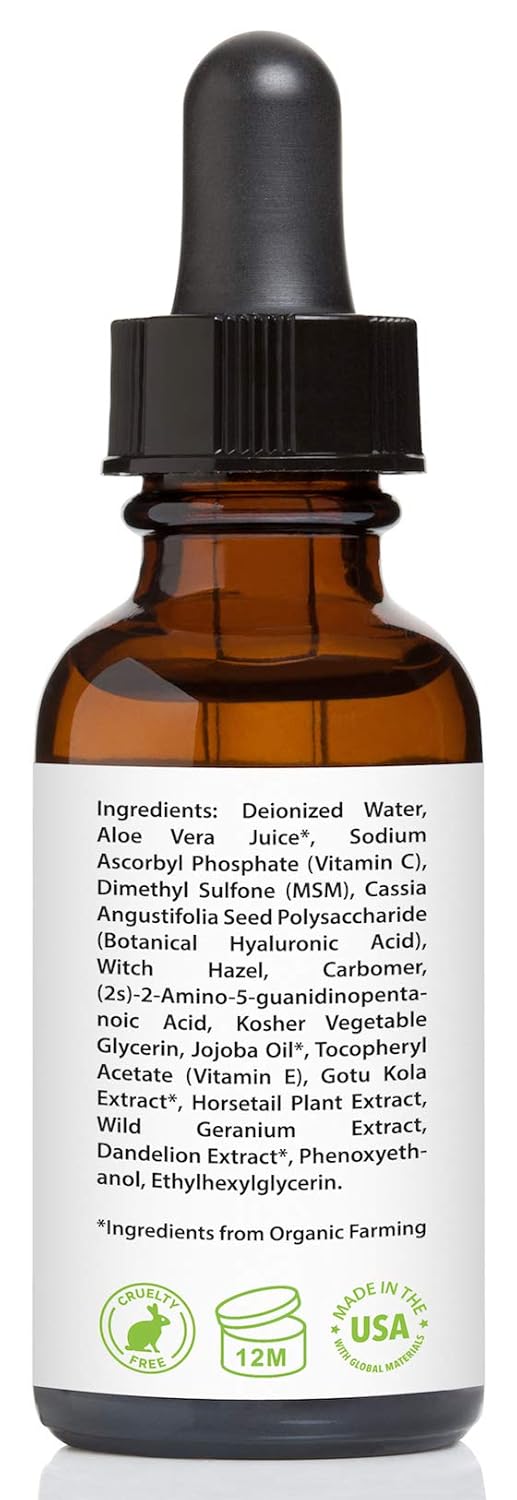 Vitamin C Serum for Face 20% with Hyaluronic Acid & Vitamin E, 1 fl. oz. - Image 5