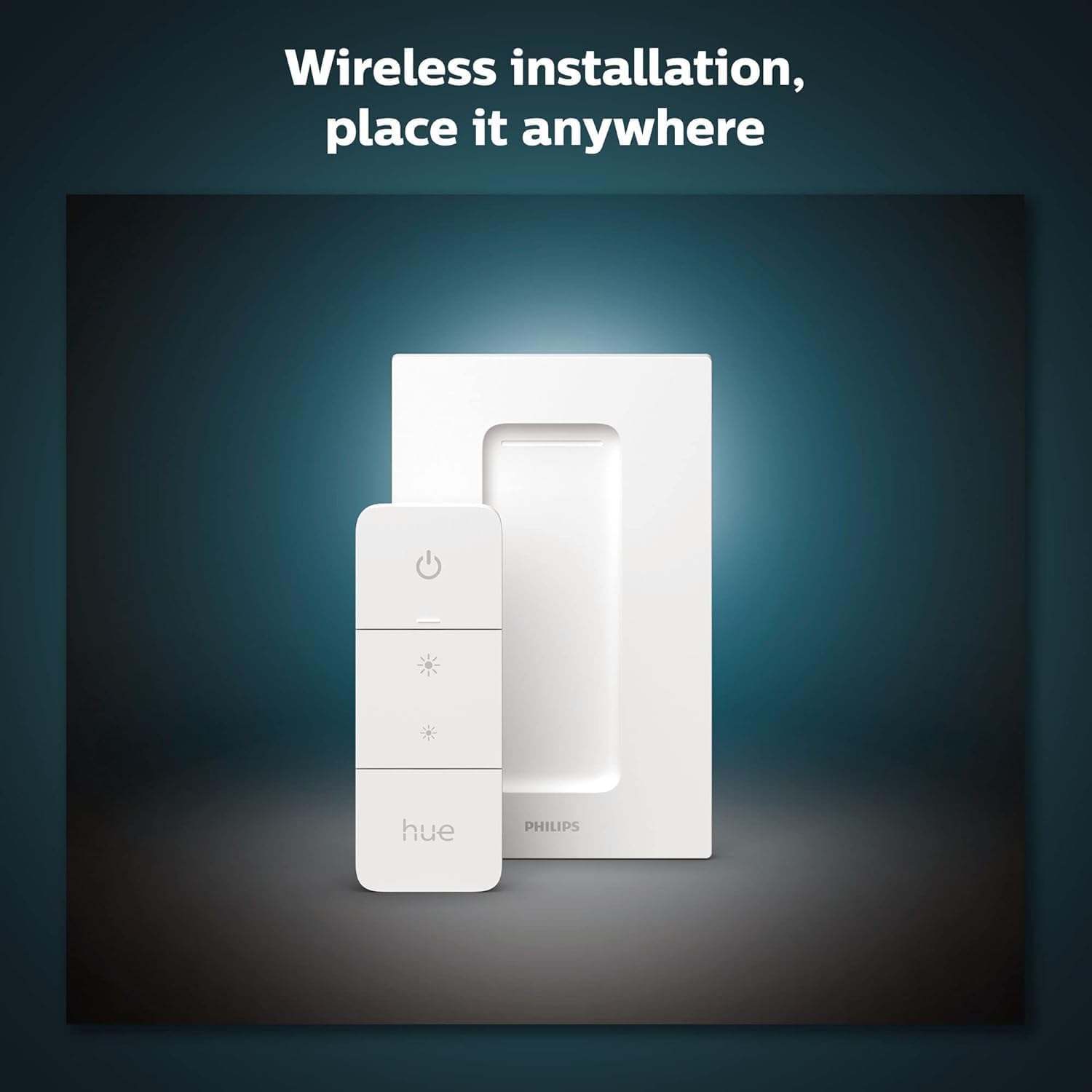 PHILIPS Hue Smart Dimmer Switch Remote, White, 1 Pack, Turns Hue Lights On, Off, Dims or Brightens, Smart Home Control, Requires Bridge, Easy, No-Wire Installation - Image 7