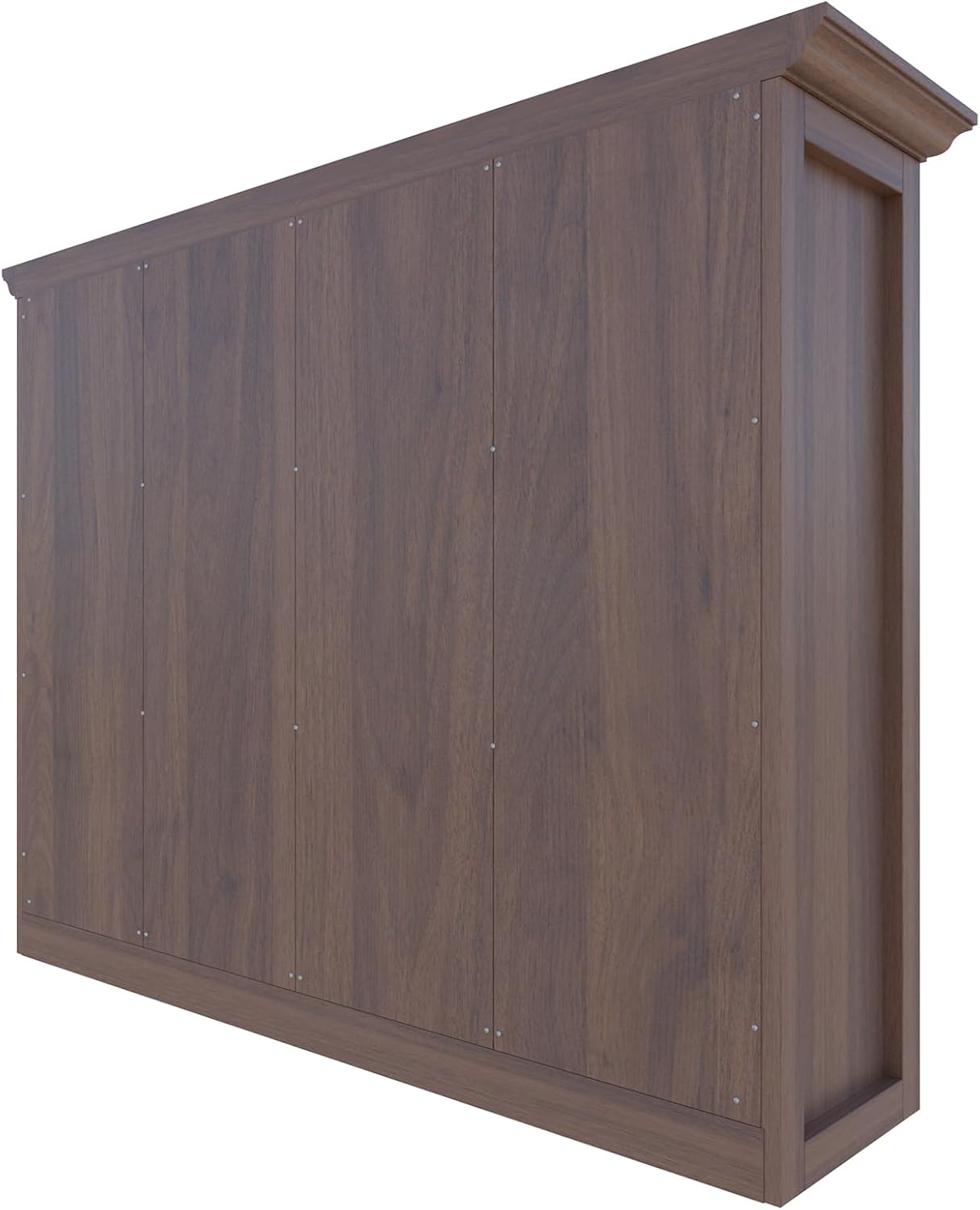 OSCHF Cube Shelf Bookcase with Base - Wooden 3 Tiers Floor Standing Low Storage Cabinet for Home and Office, 12-Cube Lattice Bookshelf, Walnut - Image 5