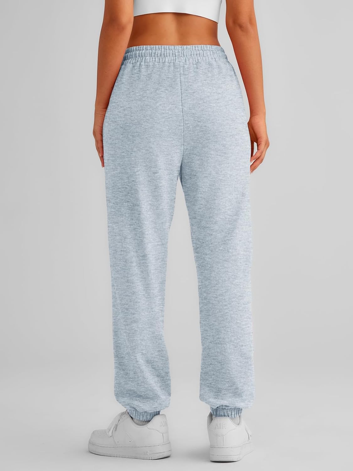 AUTOMET Women's Cinch Bottom Sweatpants Athletic Joggers Lounge Pants with Pockets - Image 5