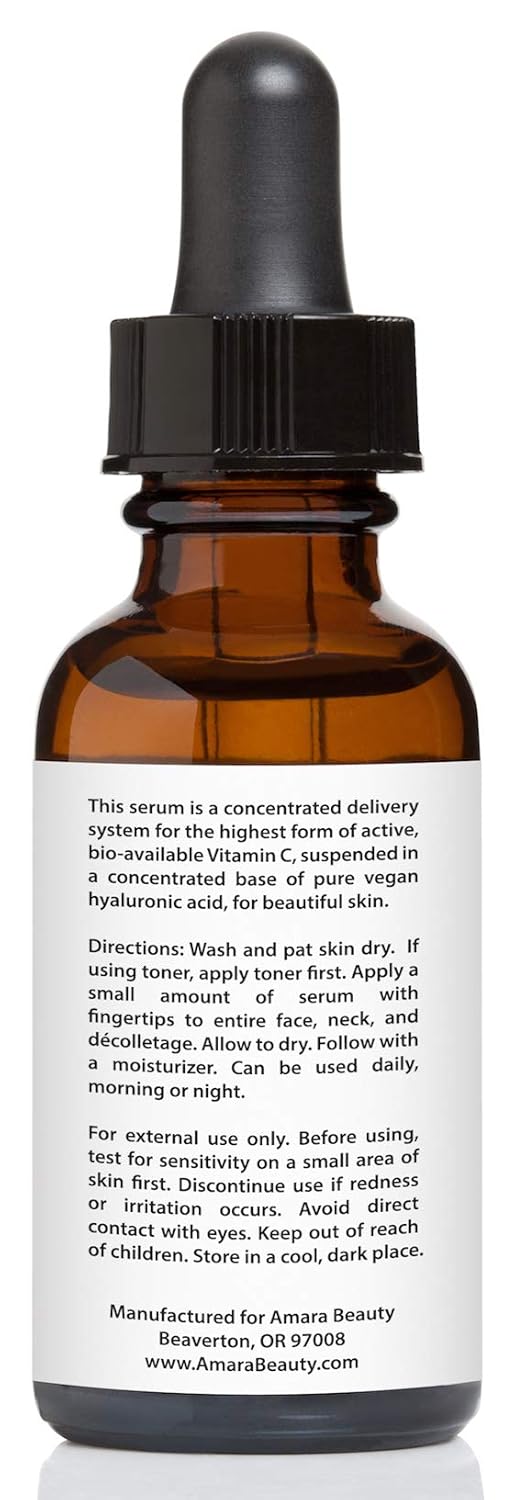 Vitamin C Serum for Face 20% with Hyaluronic Acid & Vitamin E, 1 fl. oz. - Image 4