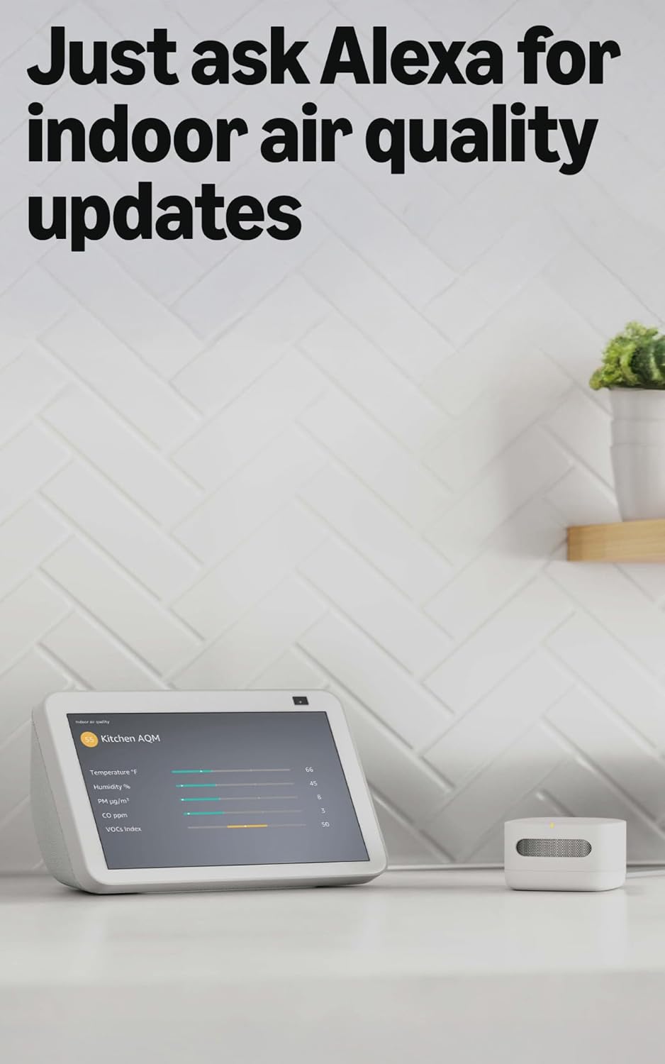 Amazon Smart Air Quality Monitor – Know your air, Works with Alexa - Image 5
