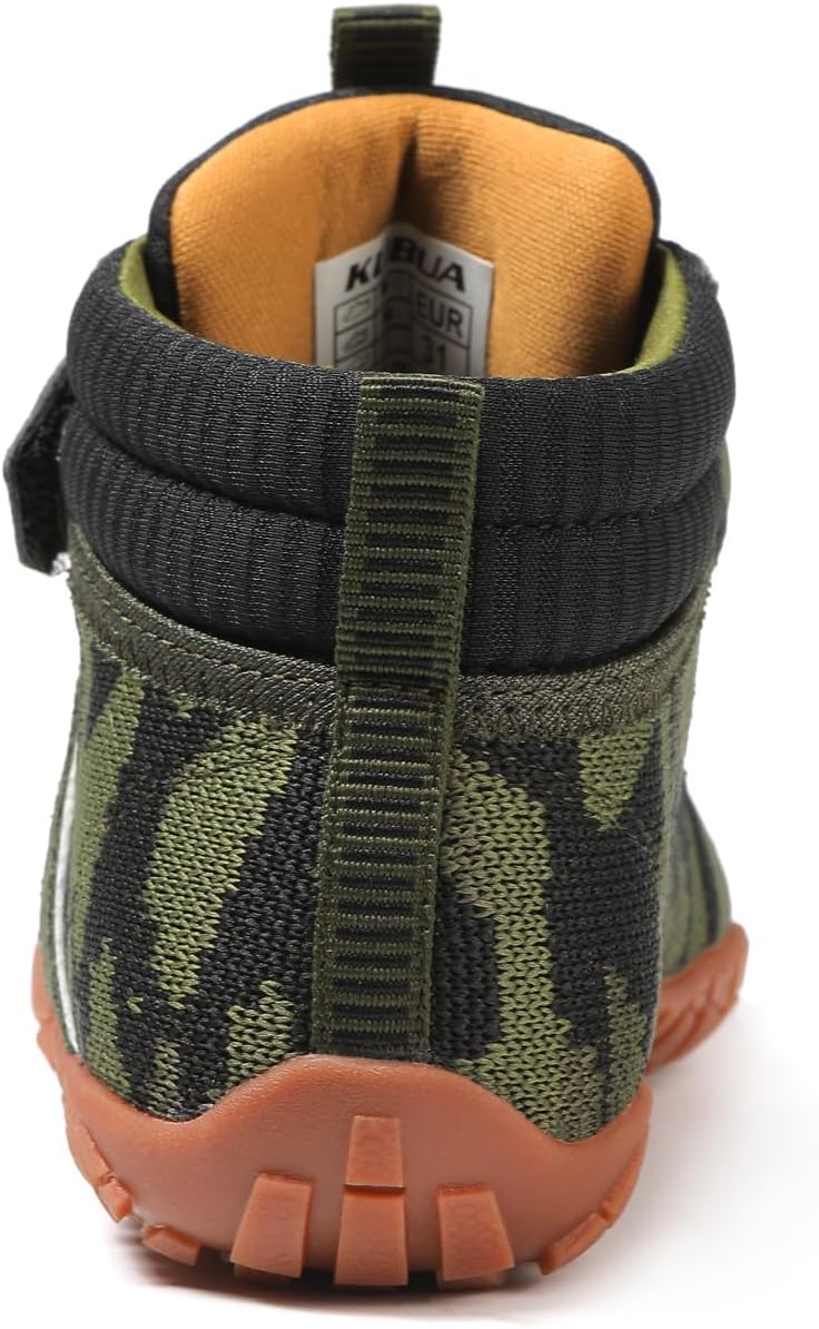 KUBUA Kids High Top Barefoot Shoes Boys Girls Minimalist Sneakers Lightweight Comfort Zero Drop Shoes Little Big Kid - Image 5