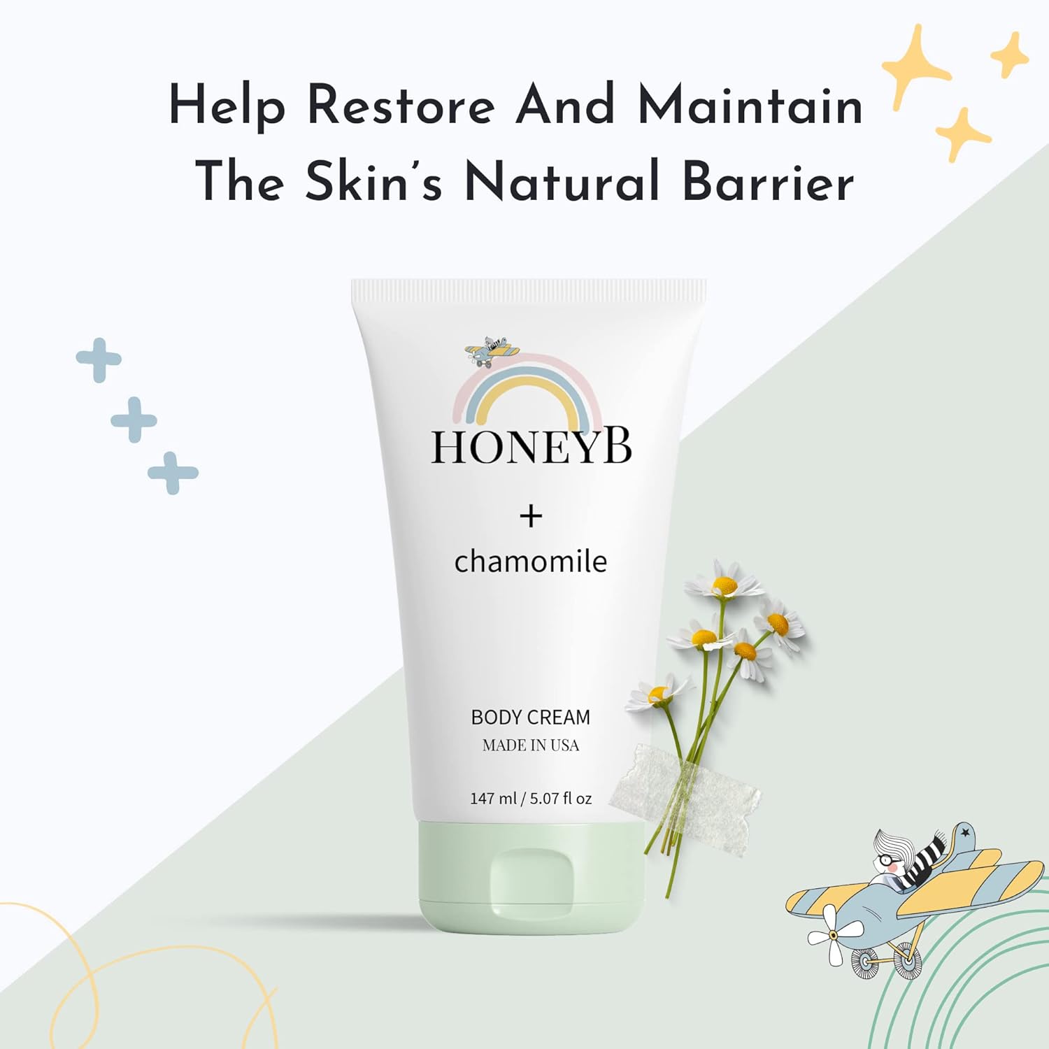 Daily Moisturizing Cream for Babies – Naturally Moisturized with Chamomile for your baby’s Delicate Skin Infused with Soothing Jojoba oil and Aloe Vera to Soothe Sensitive Skin - Image 3
