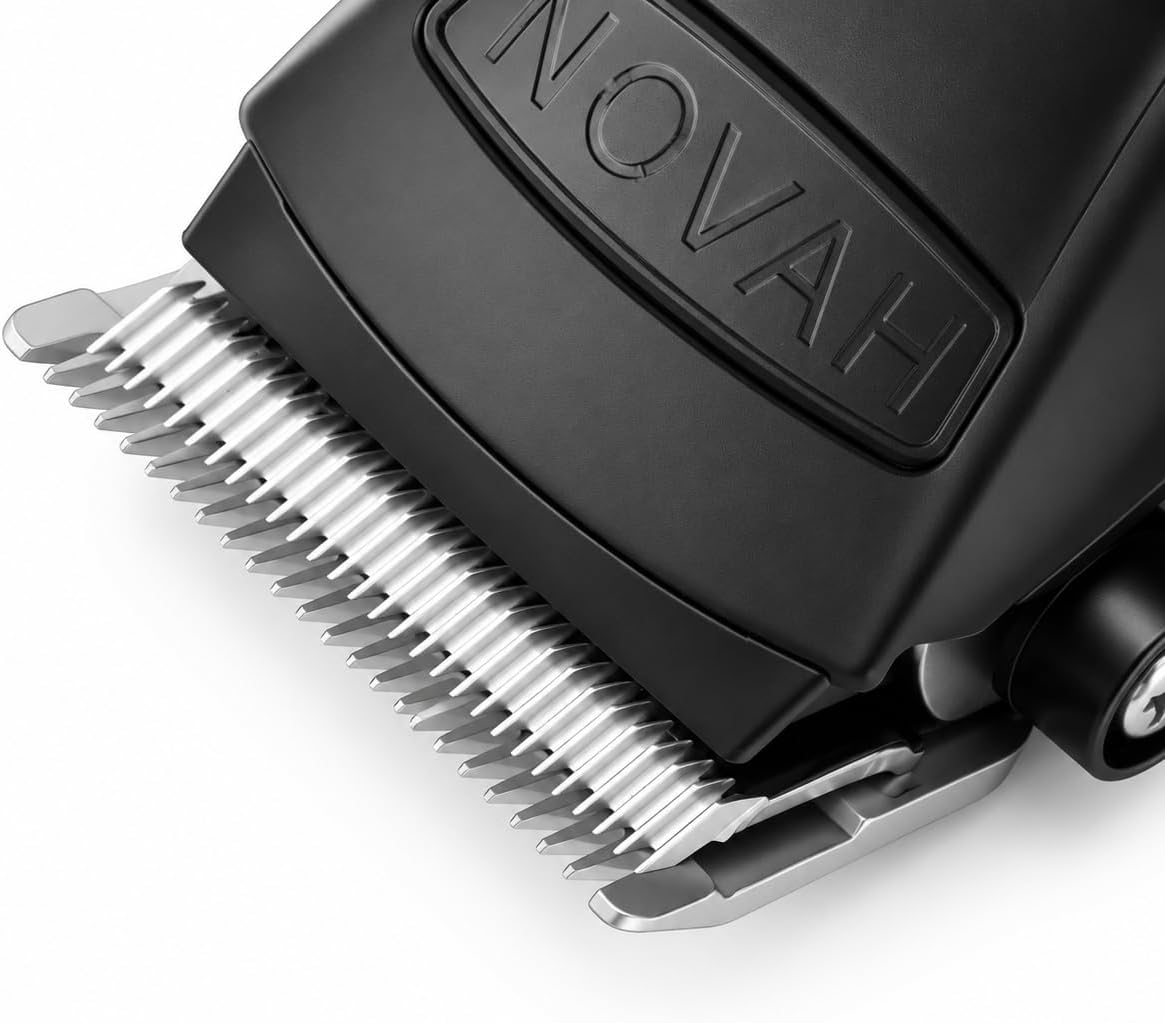 Novah® Professional Hair Clippers for Men, Professional Barber Clippers and Trimmer Set, Mens Cordless Hair Clipper for Barbers Haircut Kit Fade - Image 3