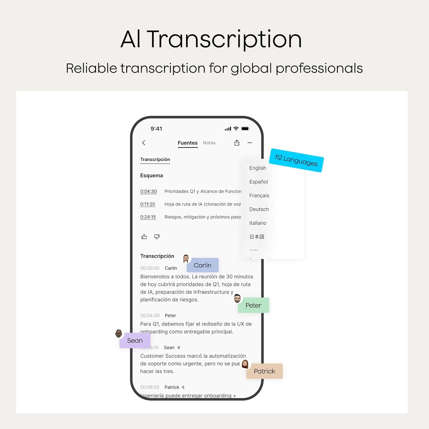 Plaud NotePin S AI Voice Recorder, Wearable AI Notetaker, AI Transcribe & Summarize, Support 112 Languages, 64GB Audio Recorder for Meetings Interviews, Professionals, Teams, with 4 Accessories - Image 6