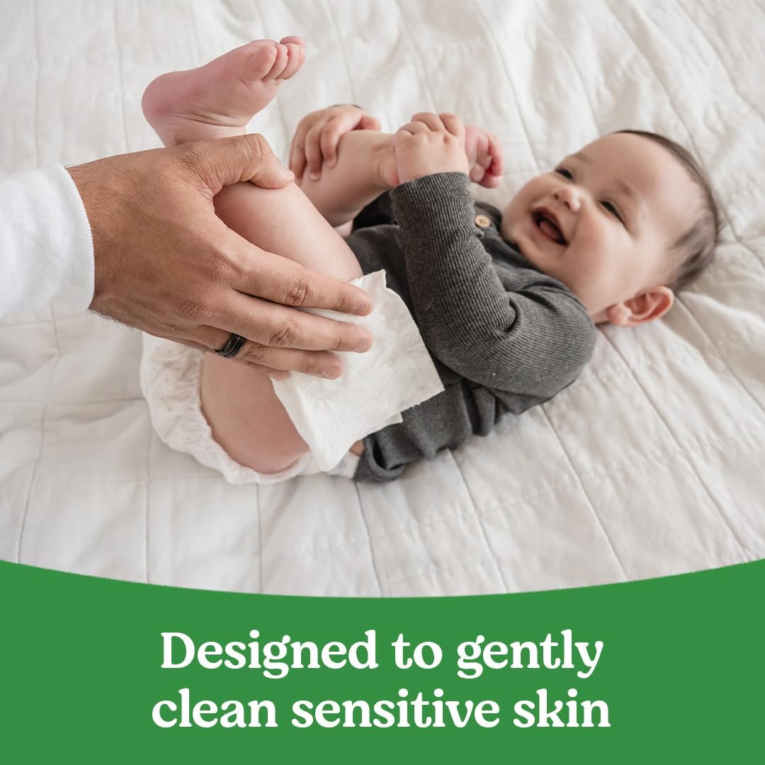Huggies Natural Care Sensitive Baby Wipes, Unscented, Hypoallergenic, 99% Purified Water, 12 Flip-Top Packs (768 Wipes Total), Packaging May Vary - Image 2