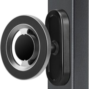 Gym Magnetic Phone Holder with Magnet Base Attach to Metal Surface, 360° Rotatable Gym Phone Holder Magnet Mount for Workout Recording, Compatible with MagSafe iPhone 17-12