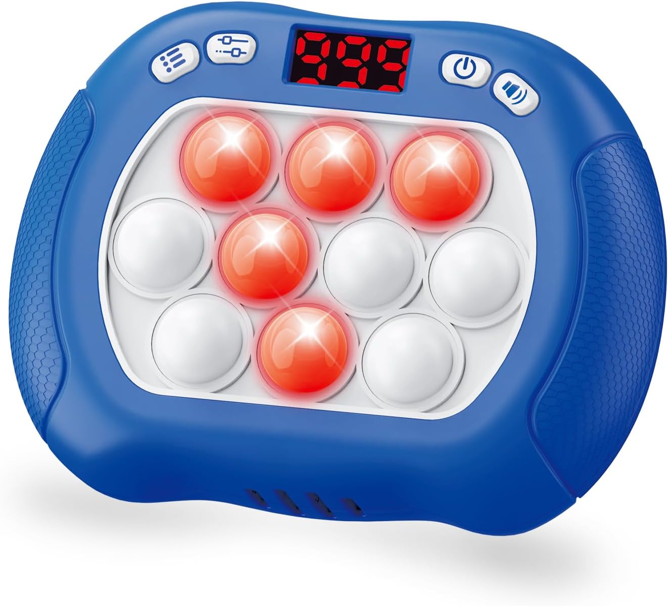 Intoypad Pop Game Light Up Fidget Toy for Kids, 6 Modes LED Screen Quick Push Games Controller Electric Fidget Popper Game Bubble Road Trip Activities Car Games Birthday Gifts Toys for Kids Boys Blue Intoypad Pop Game Light Up Fidget Toy for Kids, 6 Modes LED Screen Quick Push Games Controller Electric Fidget Popper Game Bubble Road Trip Activities Car Games Birthday Gifts Toys for Kids Boys Blue