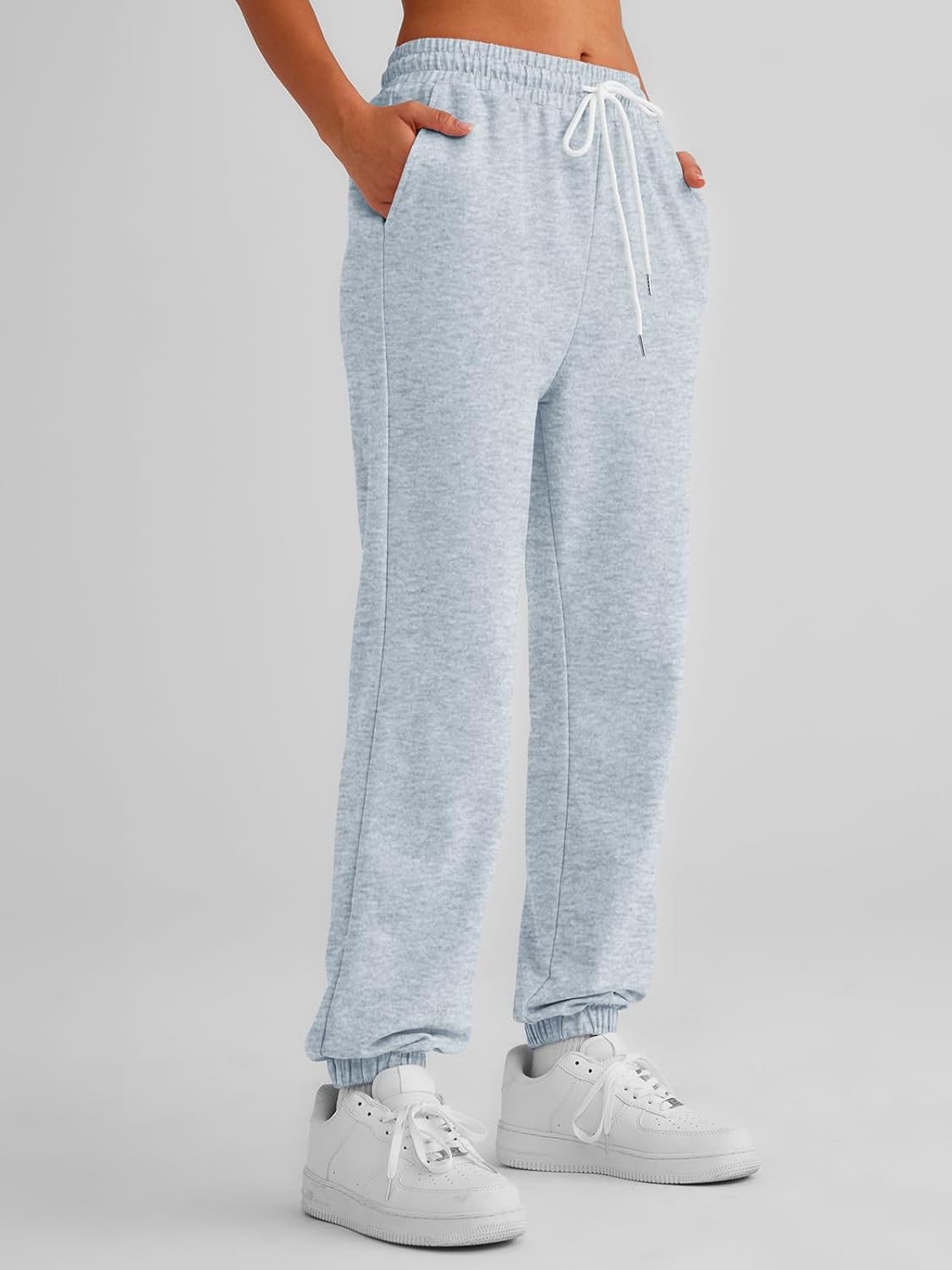 AUTOMET Women's Cinch Bottom Sweatpants Athletic Joggers Lounge Pants with Pockets - Image 4