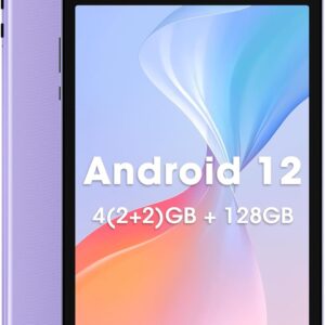 Tablet 10 inch, 32GB Storage, Quad-Core,HD IPS Screen,Dual Camera, WiFi, Bluetooth, Tablets with 6000mAh Battery, Type-C (Purple)