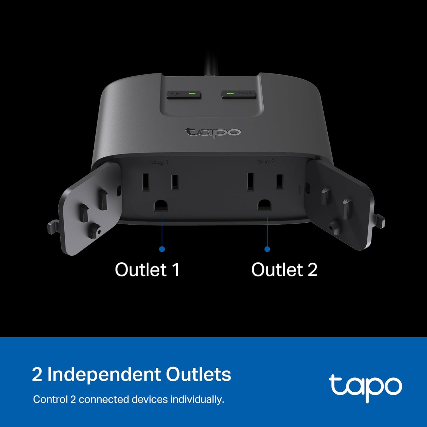TP-Link Tapo Matter Outdoor Smart Plug, 2 Individual Outlets, IP65 Weather Resistance, Works with Apple Home, Alexa, Google Home, Long Wi-Fi Range, 2.4G Wi-Fi Only, ETL Certified (Tapo P400M) - Image 9