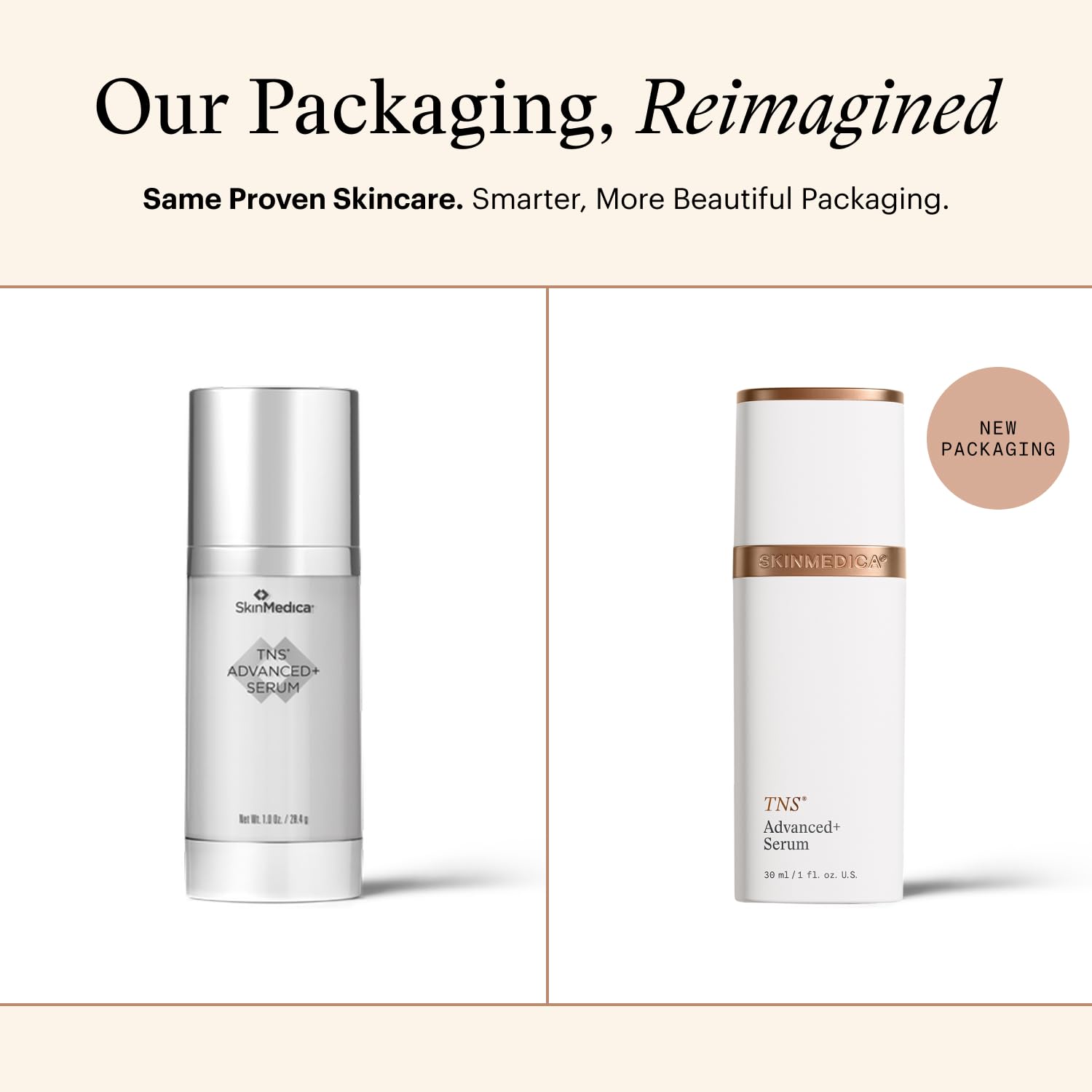 SkinMedica TNS Advanced+ Face Serum - Multi Peptide Serum to Help Improve the Appearance of Wrinkles, Fine Lines, Skin Tone & Texture (1 oz) - Image 2
