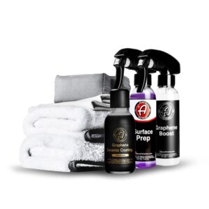 Adam’s Advanced Graphene Ceramic Coating (Standard Kit) – 10H Graphene Coating for Auto Detailing, 9+ Years of Car Protection & Patented UV Technology
