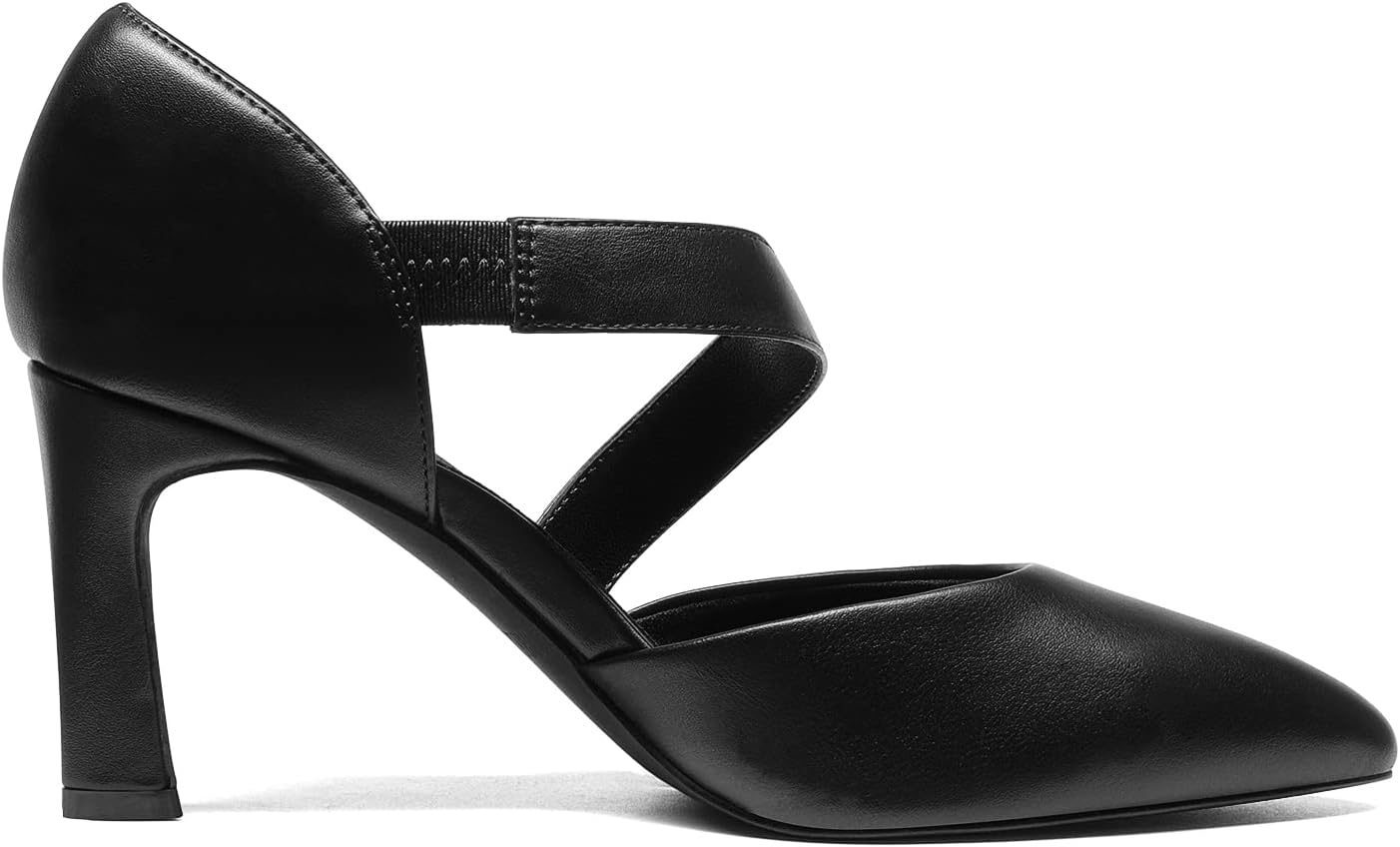 DREAM PAIRS Women's High Heels Pumps Dress Closed Pointed Toe Comfortable D'Orsay Pumps Shoes for Work Office Wedding Dancing Charmane - Image 3