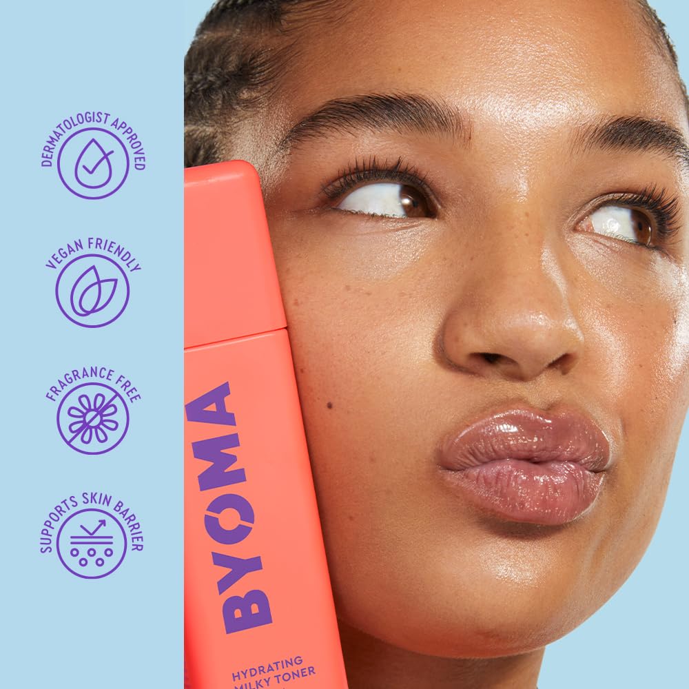 BYOMA Hydrating Milky Toner - Dewy, Ultra Hydrating Toner for Face - Soothes Skin, Locks in Moisture, Reduces Redness - Barrier Repair - 5.07 fl oz - Image 5