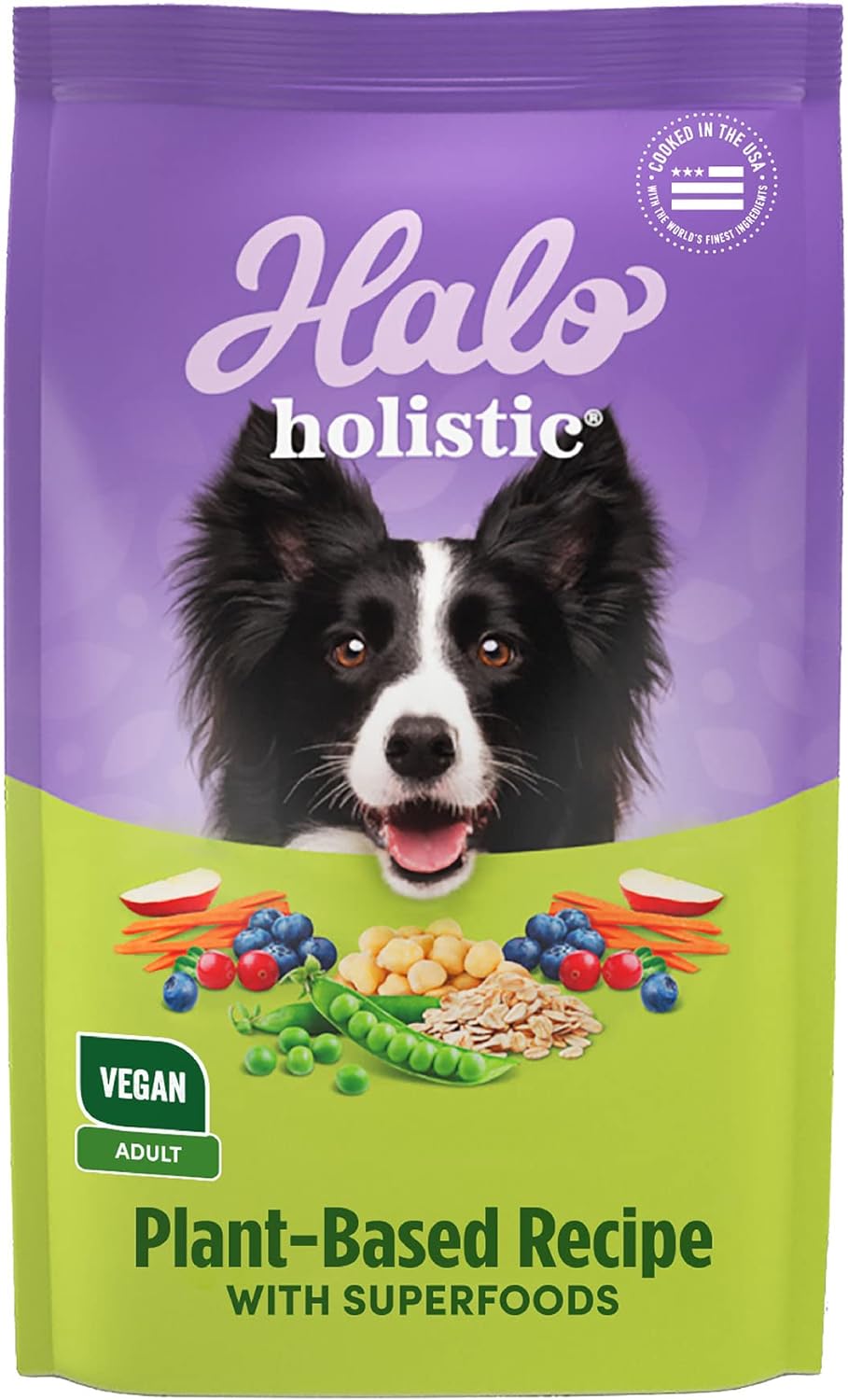 Halo Holistic Adult Dog Vegan Plant-Based Recipe with Superfoods 3.5 lb Bag Halo Holistic Adult Dog Vegan Plant-Based Recipe with Superfoods 3.5 lb Bag