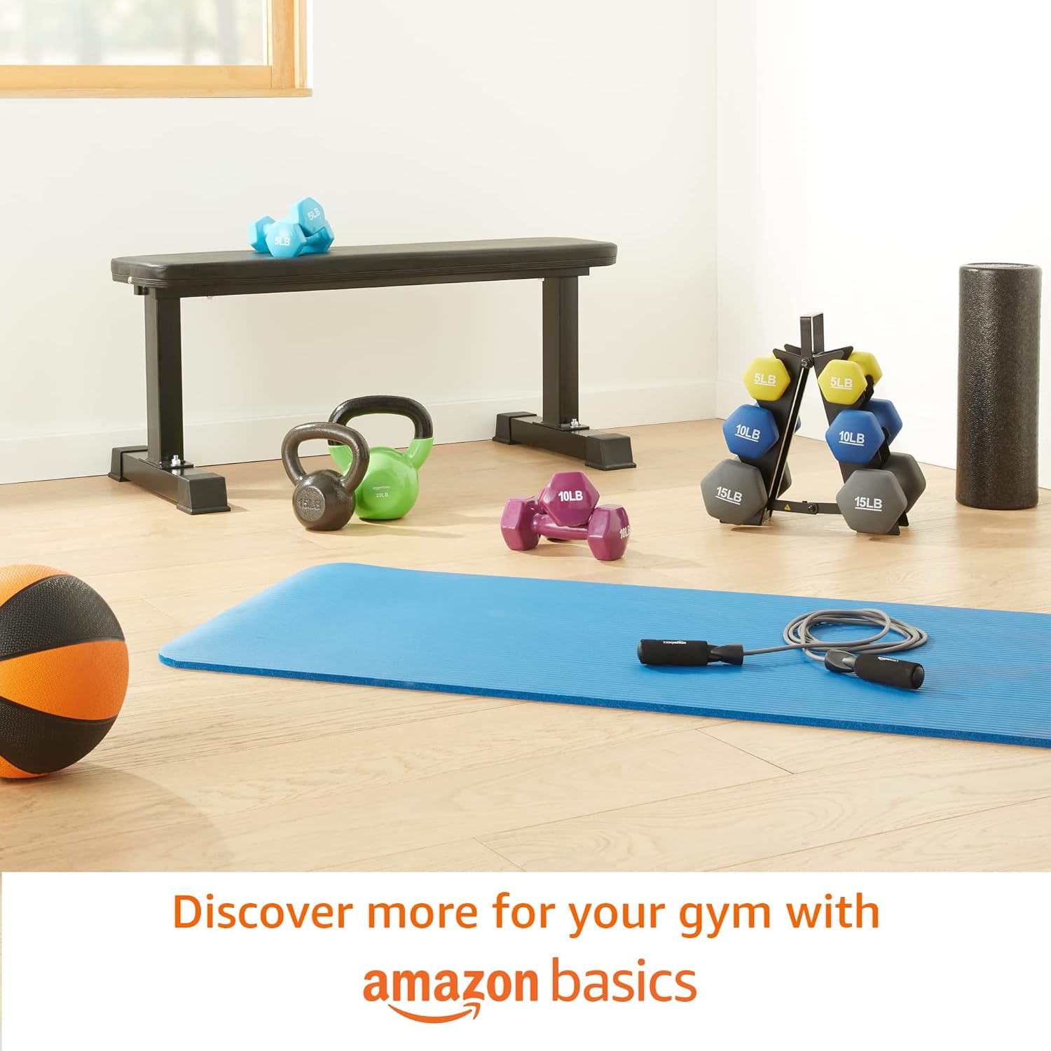 Amazon Basics Neoprene Dumbbell Hand Weights for Exercise and Muscle Toning - Image 6