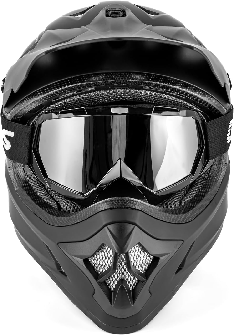 OUMURS Adult ATV Dirt Bike Helmet with Goggles Gloves & Mask Quick Release Buckle Adjustable Sun Visor Motorcycle Adult Helmet Off-Road Motocross Downhill Moped MX for Unisex-Adult - Image 7