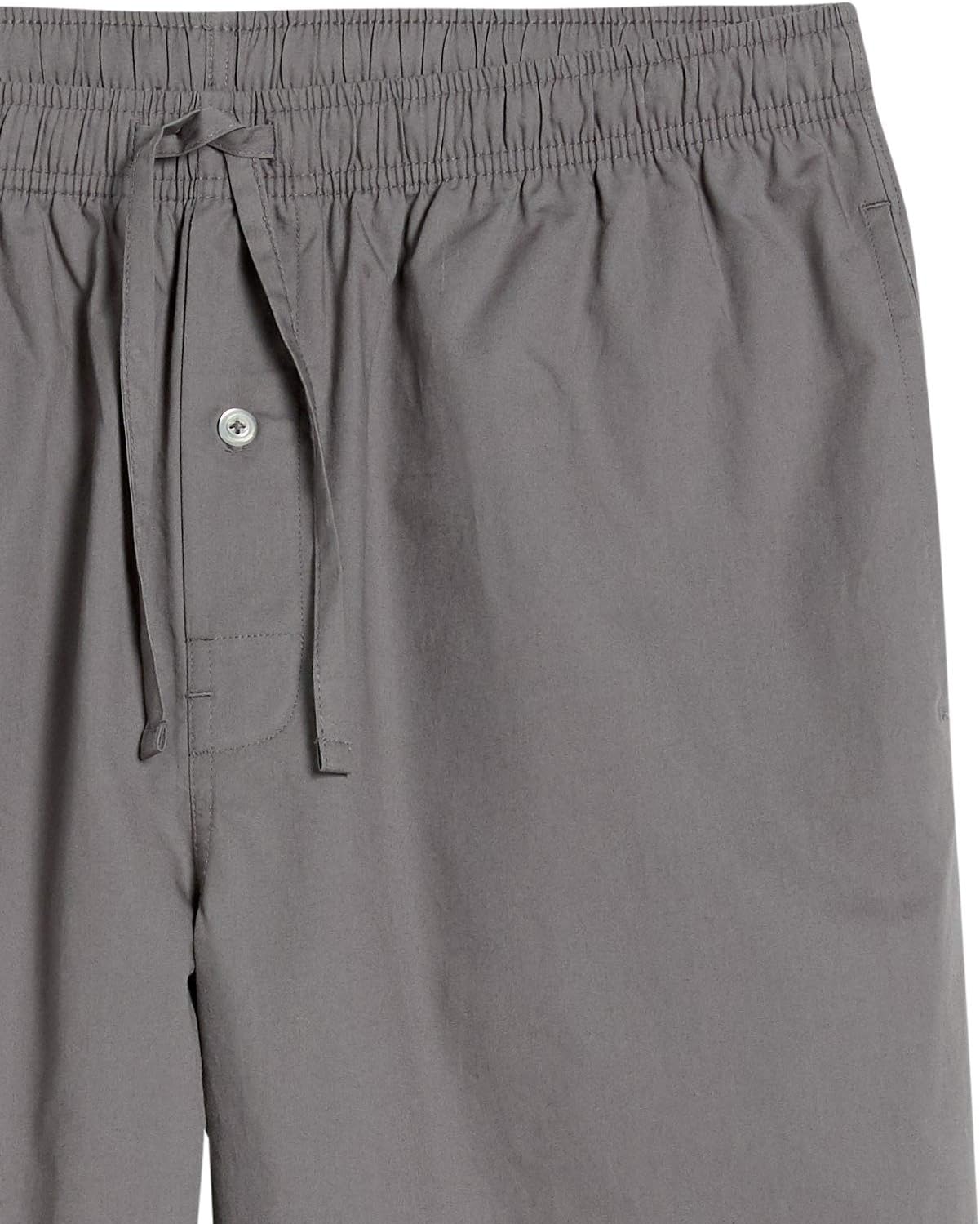 Amazon Essentials Men's Cotton Poplin Straight-Fit Pajama Pants with Drawstring Elastic Waist - Image 9