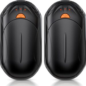 AI Hand Warmers Rechargeable 2 Pack, AI Smart Chips Electric Hand Warmers, 20Hrs Long Safe Heat, Portable Pocket Heater, Gifts for Christmas, Outdoor, Hunting, Golf, Camping Accessories