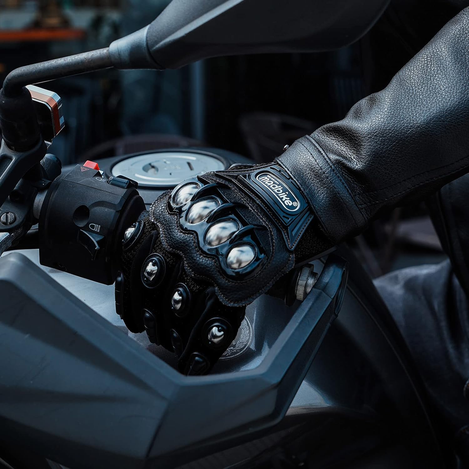 ILM Alloy Steel Touchscreen Bicycle Motorcycle Motorbike Powersports Racing Glove - Image 5