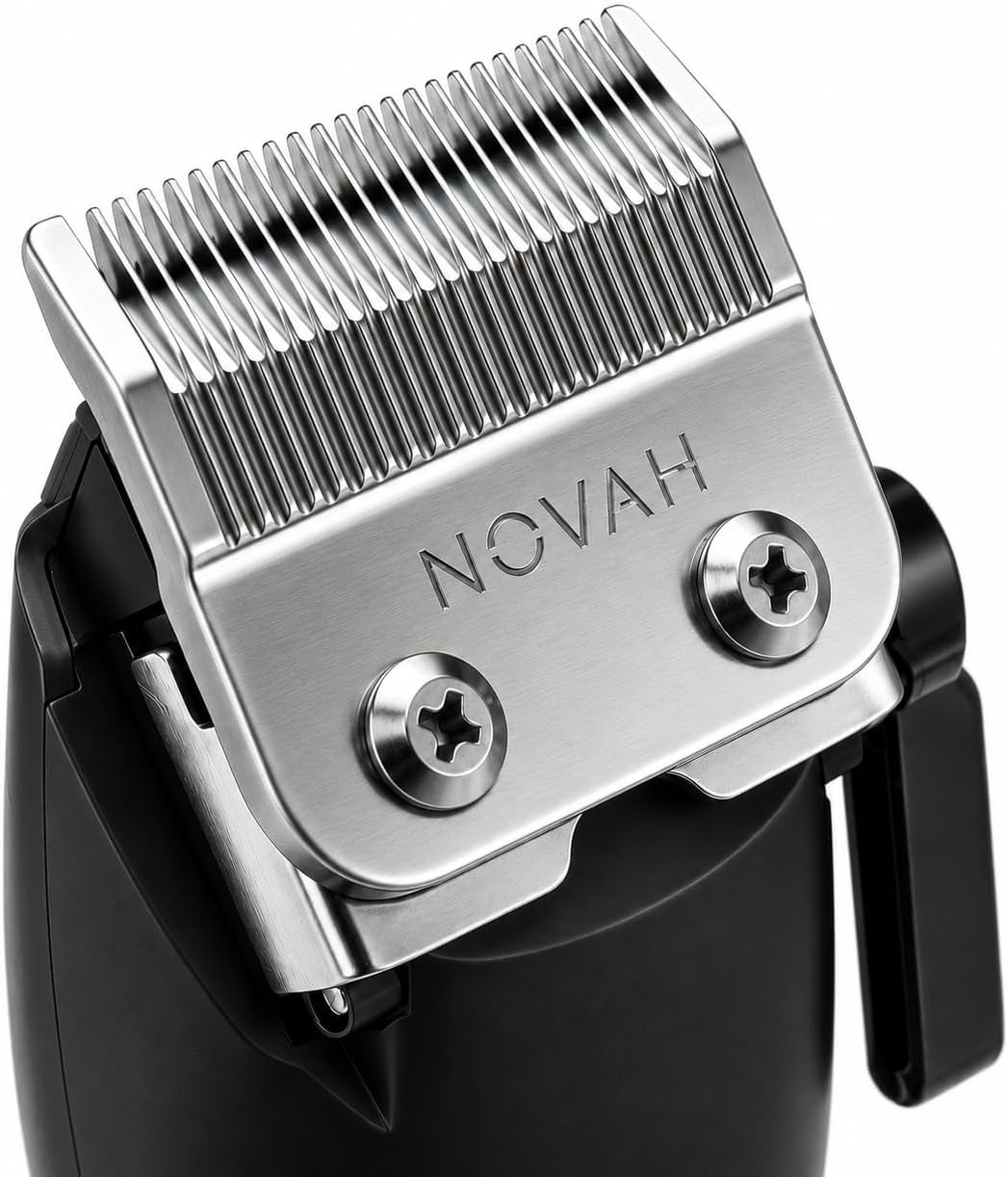 Novah® Professional Hair Clippers for Men, Professional Barber Clippers and Trimmer Set, Mens Cordless Hair Clipper for Barbers Haircut Kit Fade - Image 4