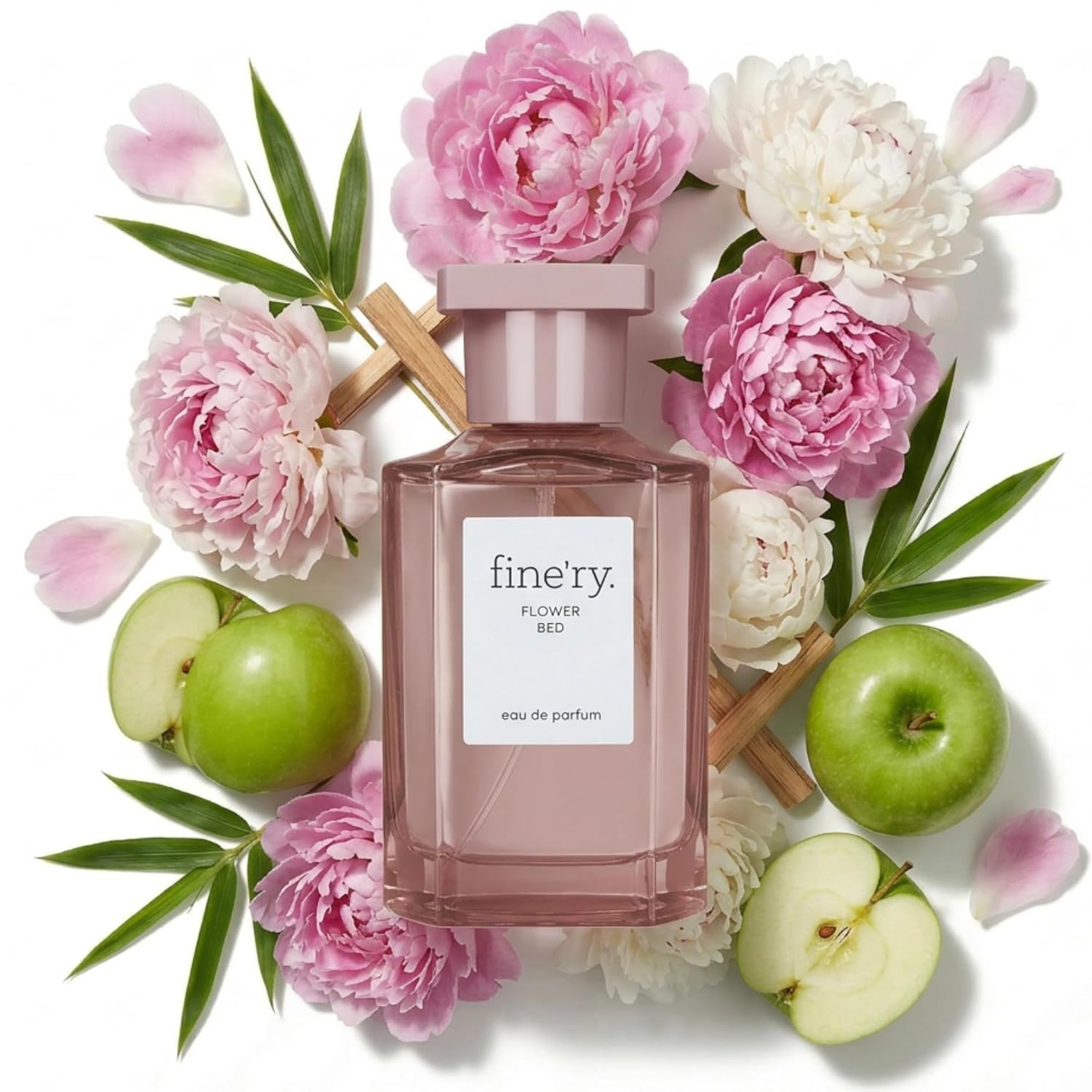 Fine’ry Flower Bed Peony Apple Eau de Parfum – Long-Lasting Perfume for Women – Lush Peony, Green Apple & Blooming Jasmine – Floral, Fresh, Full Size Hair & Body Fragrance, Gift for Her (60mL) Fine’ry Flower Bed Peony Apple Eau de Parfum – Long-Lasting Perfume for Women – Lush Peony, Green Apple & Blooming Jasmine – Floral, Fresh, Full Size Hair & Body Fragrance, Gift for Her (60mL)
