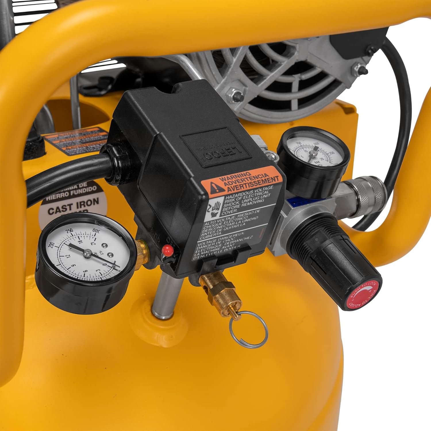 DEWALT 30 Gallon Portable Air Compressor with Max 175 PSI Electric, Oil Lube, Vertical - Image 4