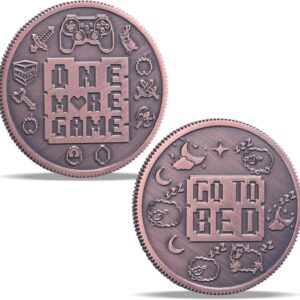 Ultimate Gamer Gift for Men – Double Sided Decision Maker Coin for Boyfriend, Husband & Gamers | Stress-Relieving Gaming Accessories for Birthday, Christmas & Valentines Day, Gamer Stocking Stuffer