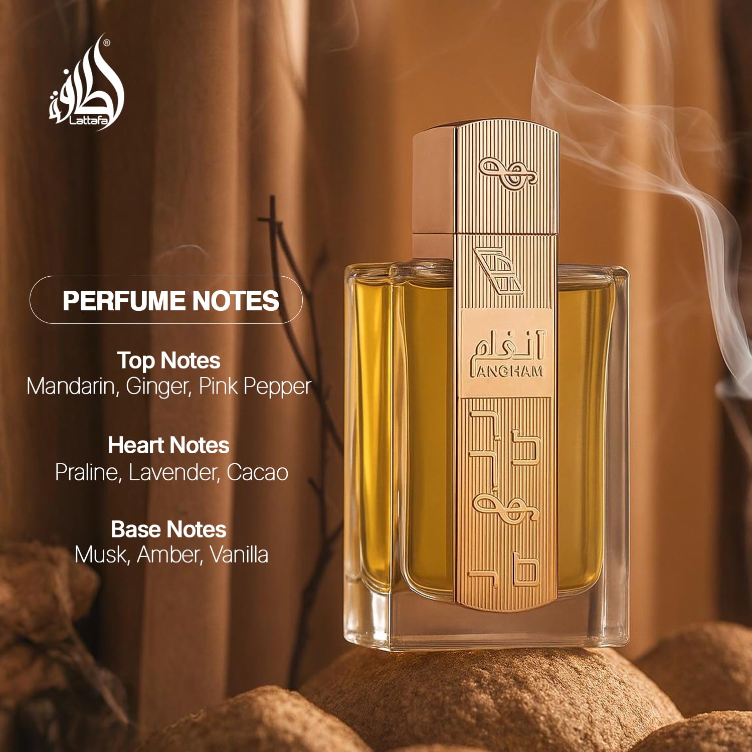 Lattafa Angham - Citrus, Lavender, Musk, Amber, Vanilla - Eau de Parfum Long-Lasting Fragrance for Unisex, 3.40 Ounce / 100 ml - Image 5