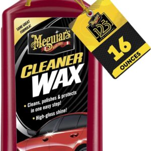Meguiar’s Cleaner Wax, Liquid Car Wax For Diy Drivers & Detailers—Cleans, Polishes And Protects; Use On Exterior Paint And Clear Coat Surfaces On Cars, Trucks & Suvs – 16 Oz Bottle