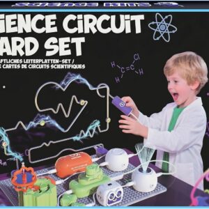 SMILESSKIDDO Science Kits for Kids | STEM Toys for Kid, Electronics Exploration Kit, Over 300 Projects, 16 Circuit Parts, STEM Toy Educational Gifts for Kid Boys Girls Ages 3 4 5 6 7 8 9 10 11 12