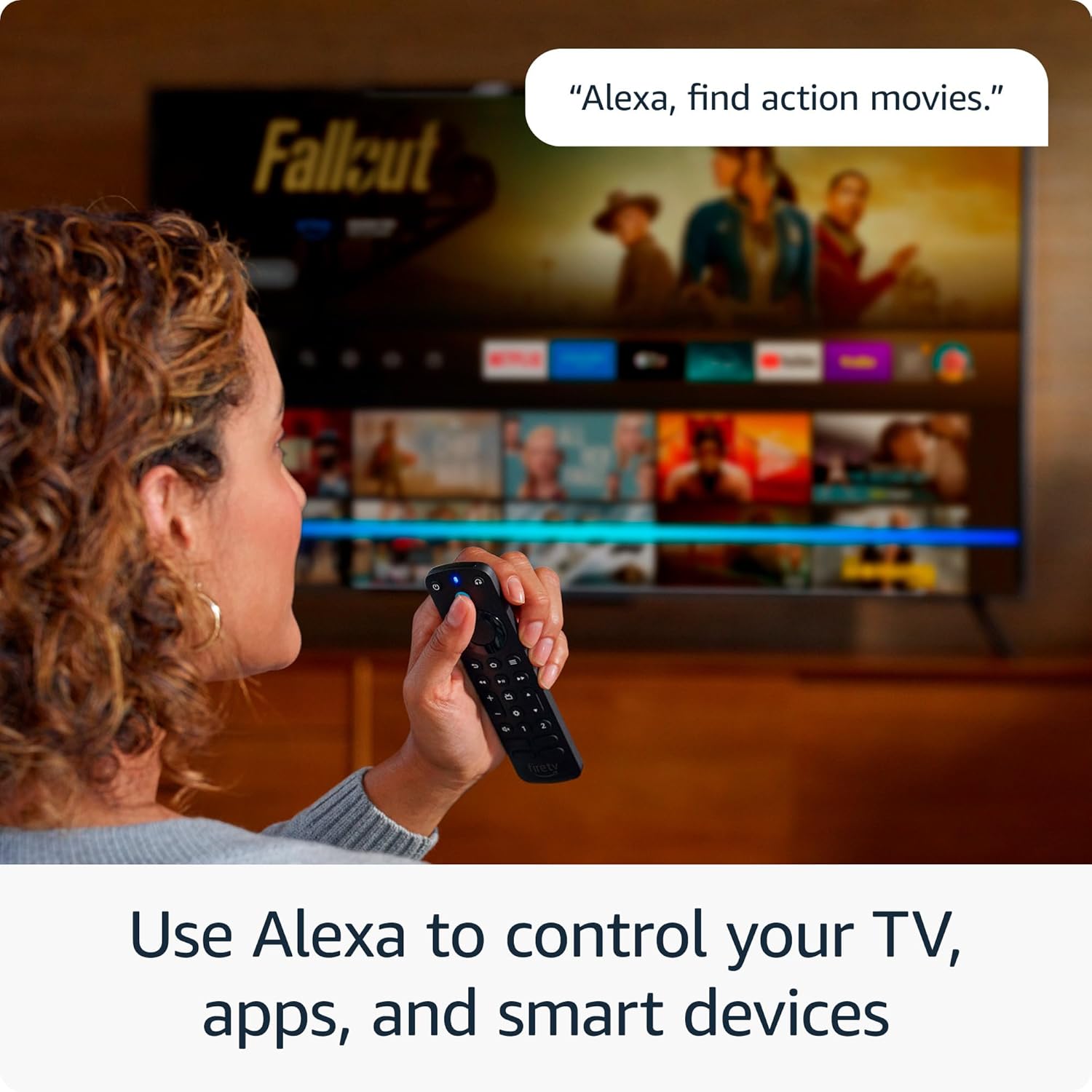 Amazon Fire TV Alexa Voice Remote Pro (newest model) with remote finder, TV controls, and backlit buttons - Image 6