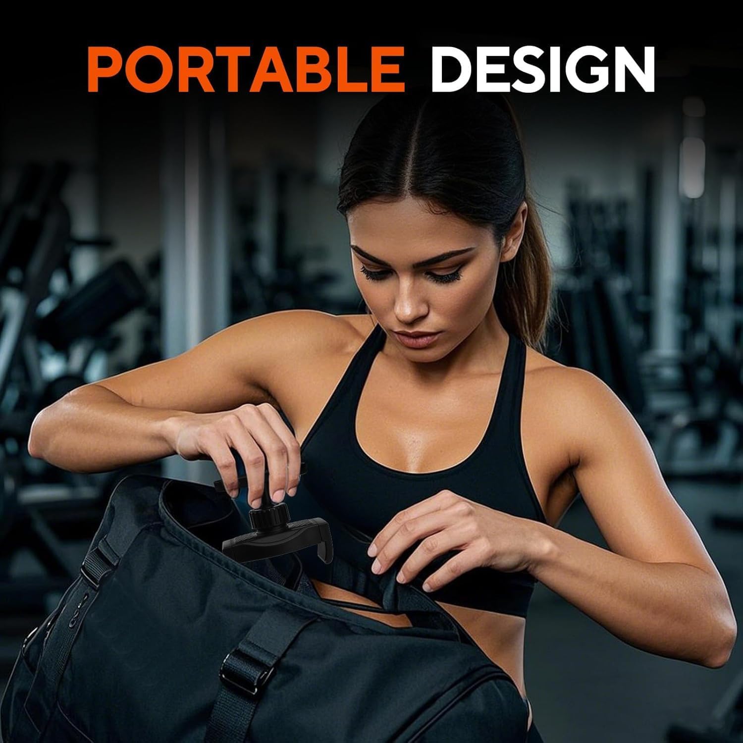 Magnetic Phone Holder for Gym, 360° Adjustable Strong Magnet Base Mount, Universal Magnetic Phone Mount for Workout Recording on All Smartphones - Image 3