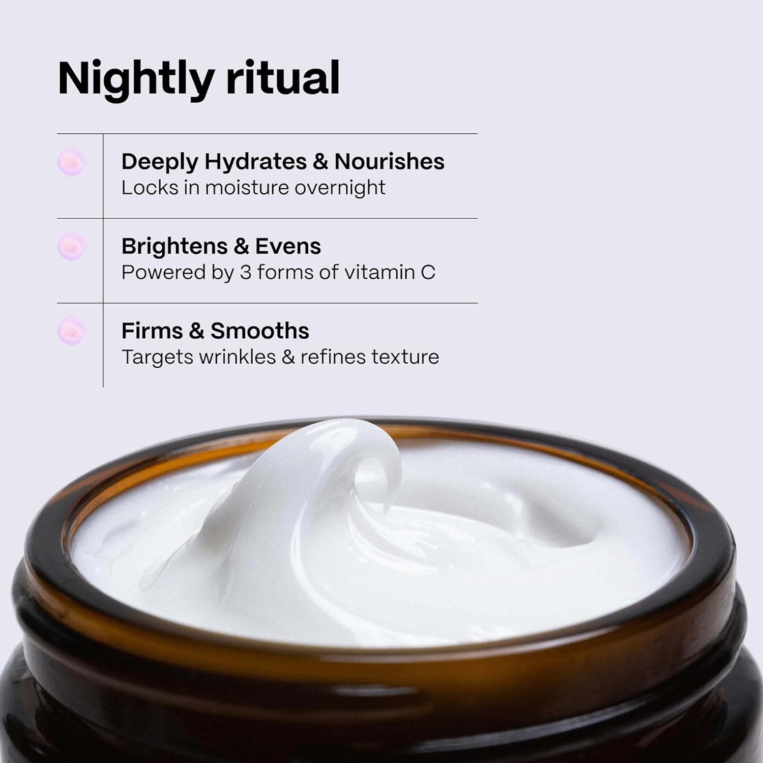 Mad Hippie Triple C Night Cream – Face Moisturizer, Skin-Brightening, Anti-Aging Skin Care with 3 Forms of Vitamin C, 2.1 Oz - Image 3