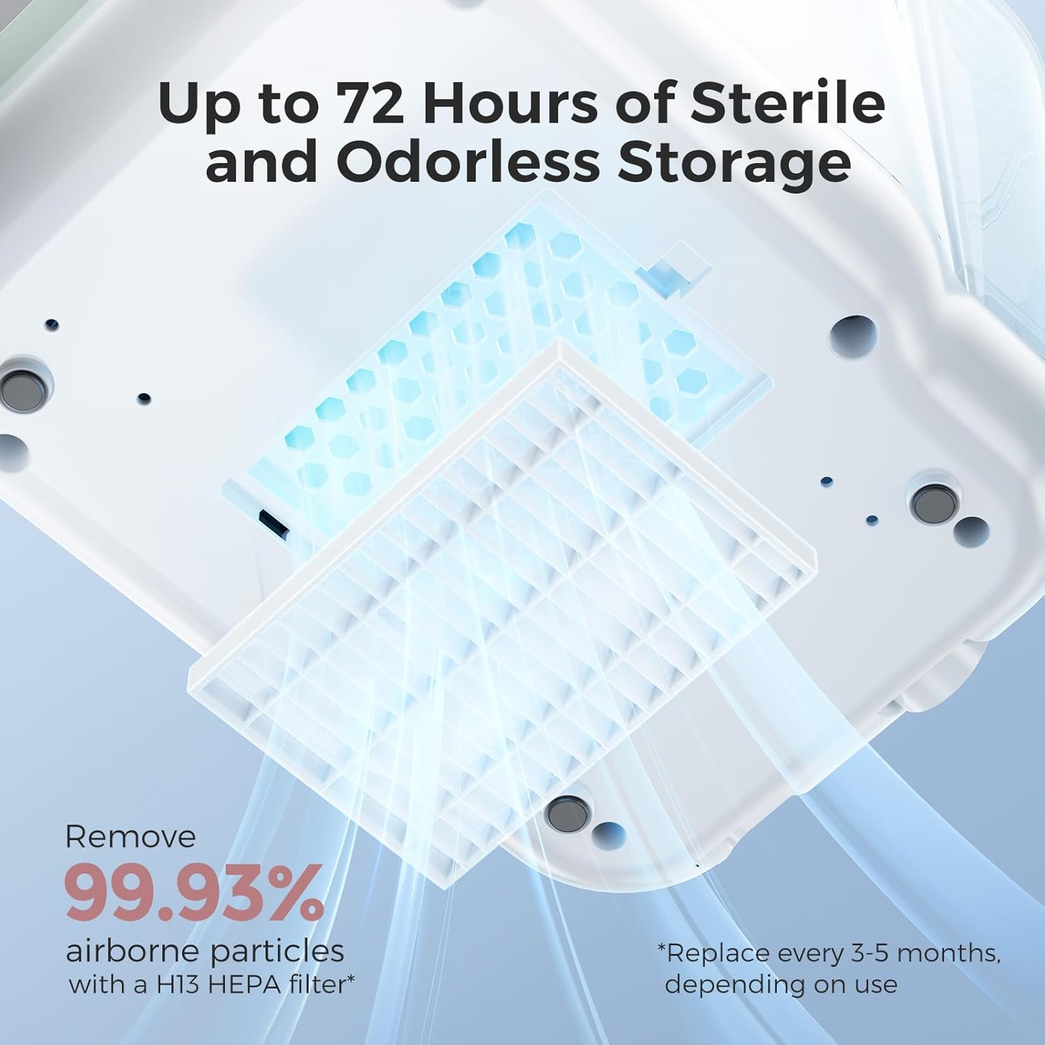 Momcozy KleanPal Pro Baby Bottle Washer, Sterilizer & Dryer - All-in-One Cleaning Machine for Bottles, Pump Parts & Baby Essentials - Time-Saving & Effortless Care - Image 8